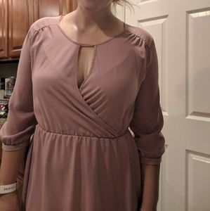 Blush size large lush dress